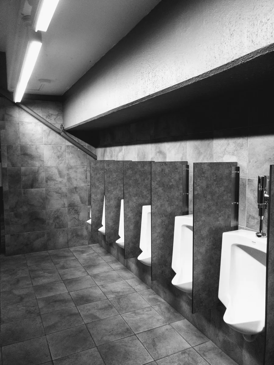 Professional plumber with service equipment